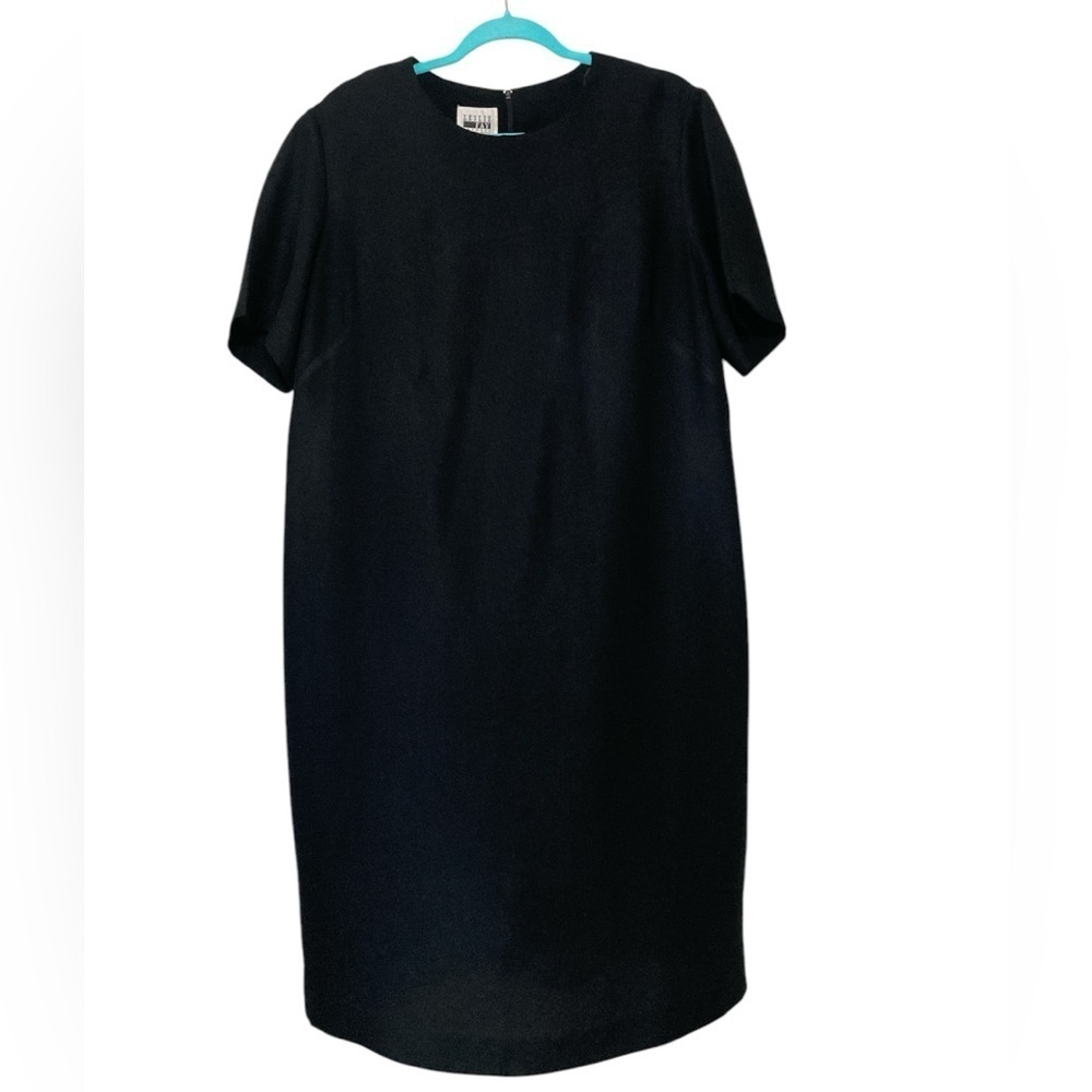 Black dress with back zipper